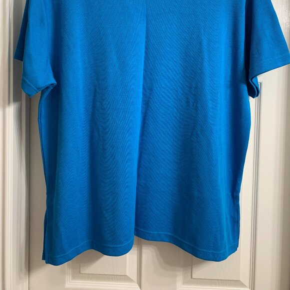 Capistrano Essential Women's Turquoise Blue Ribbed Blouse Size 22/24 NWT - Picture 4 of 5
